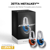 (PAGUE 1 LLEVE 2) - Llavero de Metal Forjado para Coches - Jetta MetalKey™