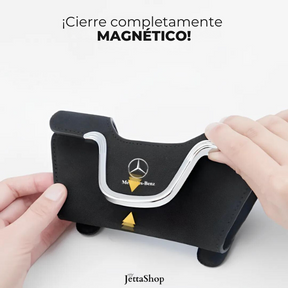 Porta Gafas Automotriz con Solapa Magnética - Jetta MagLux™ [¡OFERTA LIMITADA!]