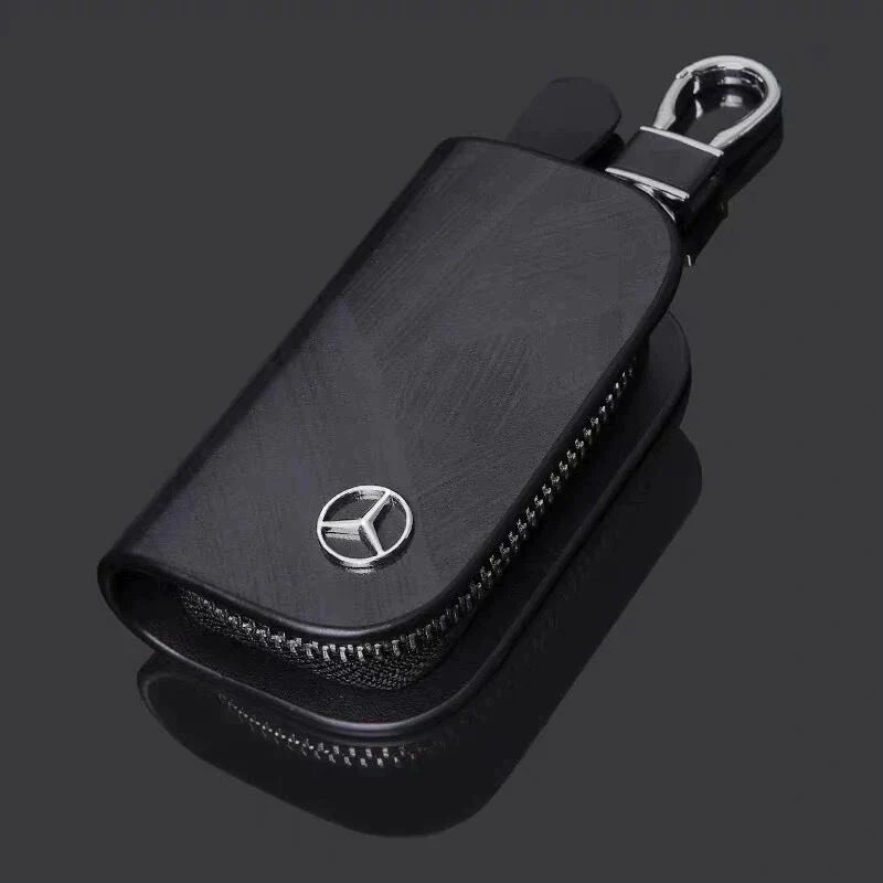 Funda de llave automotriz artesanal de cuero - JettaLux™