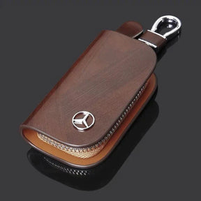 Funda de llave automotriz artesanal de cuero - JettaLux™