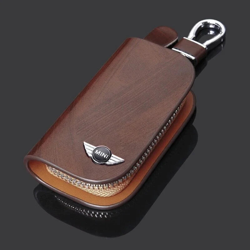 Funda de llave automotriz artesanal de cuero - JettaLux™